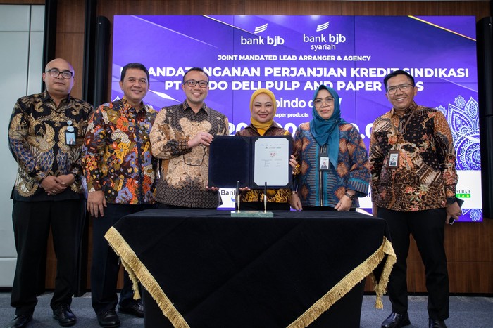 bank bjb Jadi JMLA dalam Fasilitas Kredit Sindikasi untuk Pindo Deli