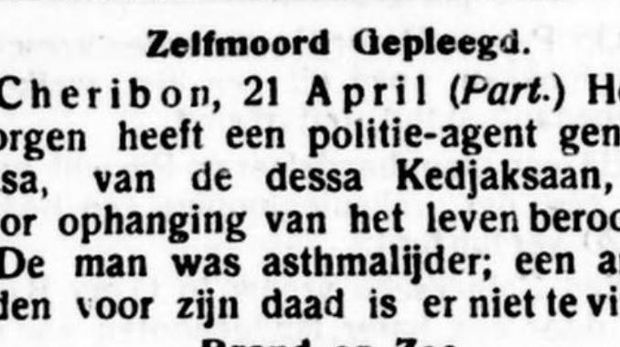 Batavia Nieuwsblad edisi 21 April 1915.