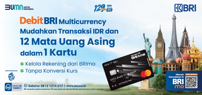 Debit BRI Multicurrency