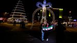 Dekorasi Natal Menghiasi Kota Damaskus Suriah