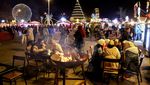 Dekorasi Natal Menghiasi Kota Damaskus Suriah
