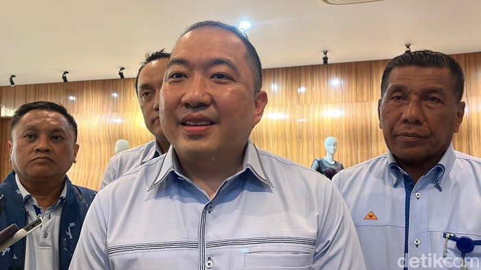 Direktur utama Sri Rejeki Isman Tbk (Sritex) Iwan Kurniawan Lukminto ditemui di kantornya, Jumat (20/12/2024)