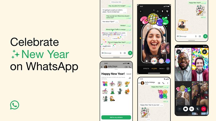 Fitur baru WhatsApp sambut Tahun Baru 2025