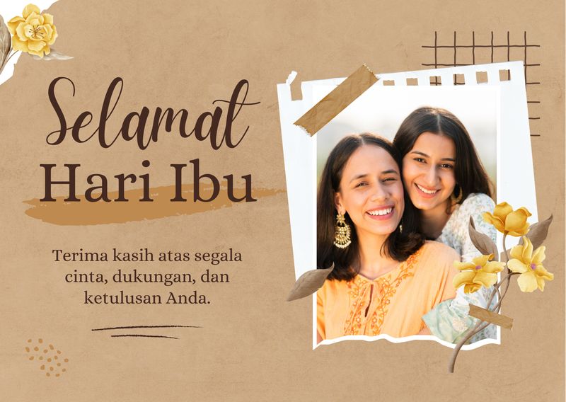 Gambar Kartu Ucapan Hari Ibu 2024