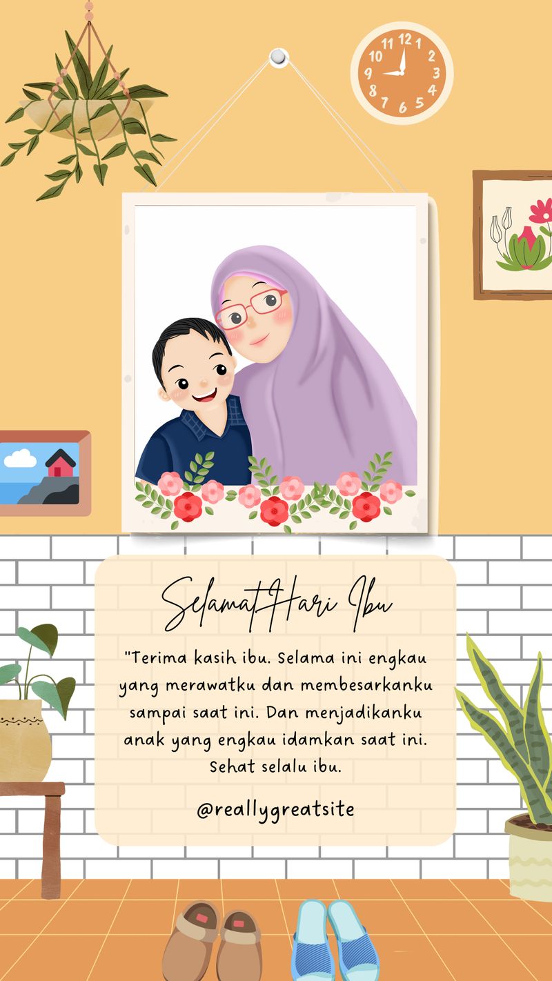 Gambar Kartu Ucapan Hari Ibu 2024