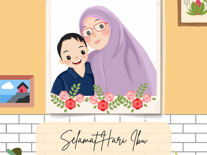 Gambar Kartu Ucapan Hari Ibu 2024