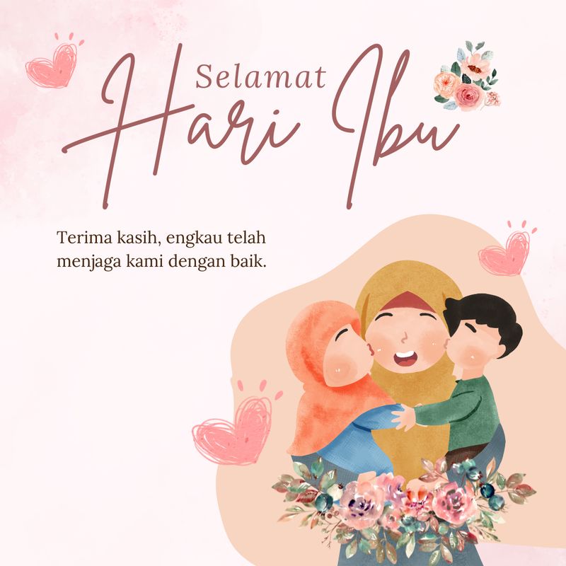 Gambar Kartu Ucapan Hari Ibu 2024