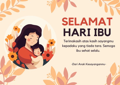Gambar Kartu Ucapan Hari Ibu