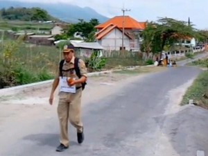 Nazar Andrianto Jalan Kaki Magetan-Wonogiri Usai Mutasi Disetujui