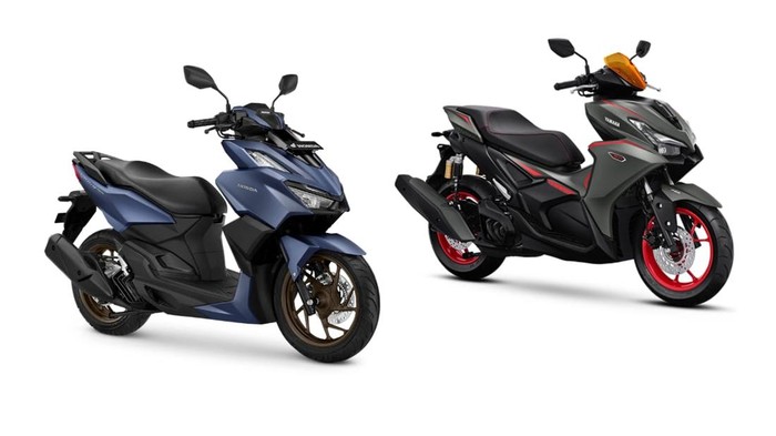 Honda Vario 160 dan Yamaha Aerox Alpha