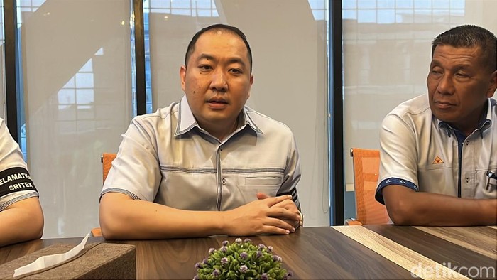 Direktur Utama (Dirut) PT Sri Rejeki Isman Tbk (Sritex), Iwan Kurniawan Lukminto ditemui di kantor Sritex, Jumat (20/12/2024).