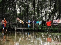 Kampung Sembilangan yang Tergusur Oleh Perubahan Iklim