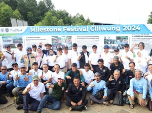 Festival Ciliwung 2024 Kumpulkan 30.744 Kg Sampah-Tanam 200 Pohon