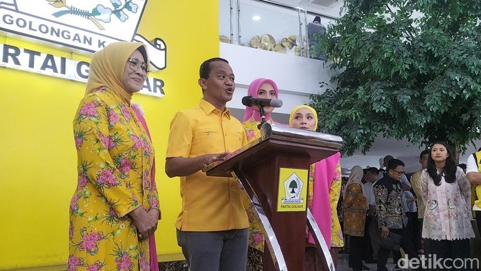 Ketum Golkar, Bahlil Lahadalia. (Maulani Mulianingsih/detikcom)