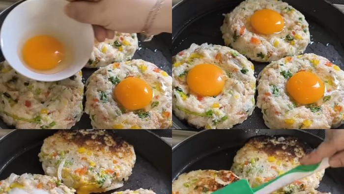 kreasi roti tawar goreng telur