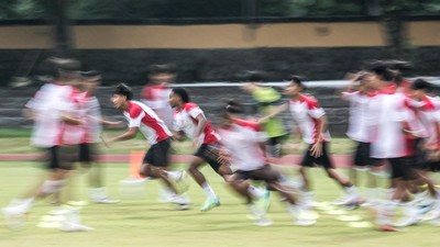 Begini Suasana Latihan Timnas Indonesia Jelang Lawan Filipina
