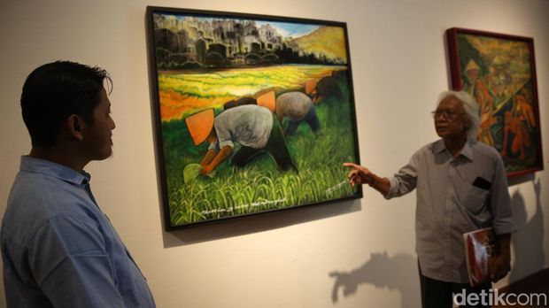 Pameran Tunggal Yos Suprapto di Galeri Nasional Indonesia.