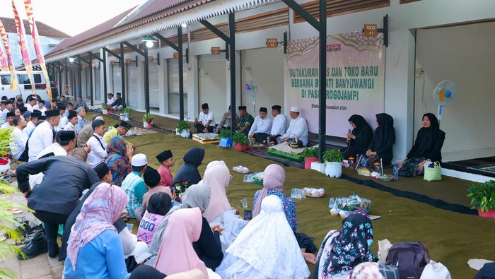 Pasar Rogojampi Punya Wajah Baru, Bupati Banyuwangi Gelar Tasyakuran