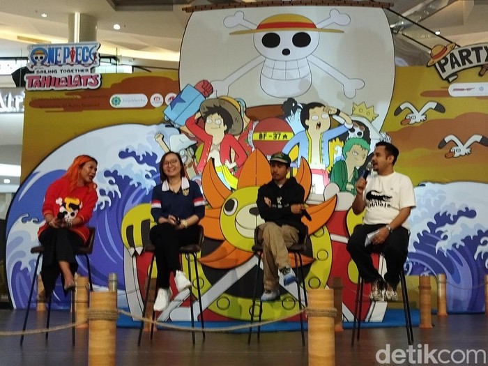 Pembukaan Tahilalats x One Piece di Party at the Tier, Mal Kota Kasablanka, Jakarta Selatan.
