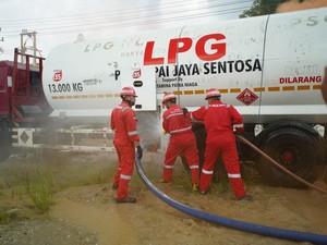 Pertamina Patra Niaga Gelar Simulasi Keadaan Darurat di Lampung