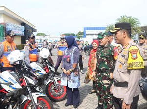 Operasi Lilin Semeru 2024, Polisi Sidoarjo Antisipasi Cuaca Ekstrem-Nataru