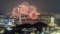 Setelah melewati pembangunan selama 25 tahun, Makau menjadi destinasi wisata terkenal di dunia. (Deng Guohui/VCG via Getty Images)