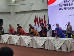 Jalani Sertijab, Setyo Budiyanto Dkk Resmi Pimpin KPK