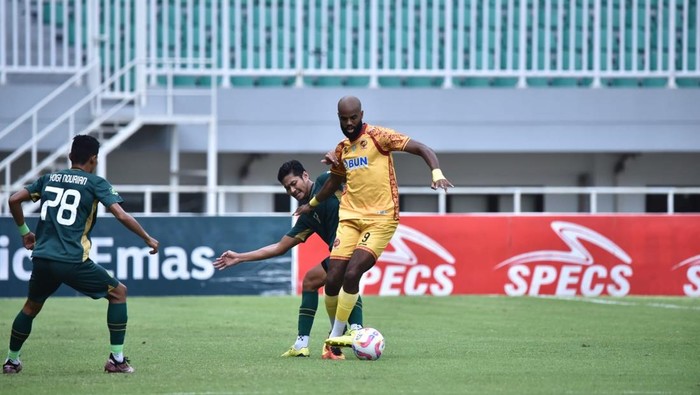 Sriwijaya FC menghadapi Persikabo berakhir imbang 0-0