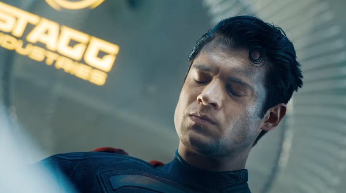 Superman Cuplikan adegan di trailer Superman (2025).