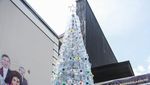 Unik, Pohon Natal Ini Terbuat dari Galon Plastik