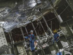 Wujud Detektor Raksasa China untuk Cari Partikel Hantu