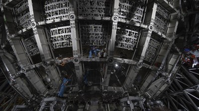 Wujud Detektor Raksasa China untuk Cari Partikel Hantu