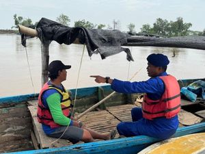 Polairud Sidoarjo Antisipasi Cuaca Ekstrem Pulau Lusi saat Liburan Nataru