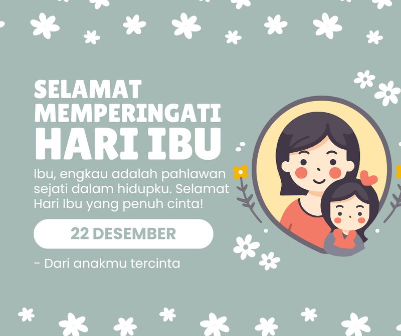 Gambar Kartu Ucapan Hari Ibu 2024