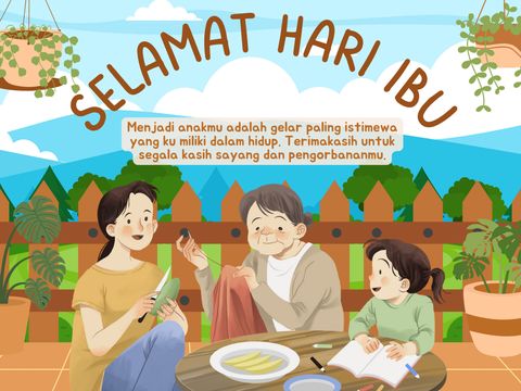 Kartu Ucapan Hari Ibu