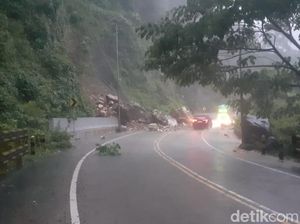 Jalan Poros Maros-Bone di Kappang Longsor, Polisi Berlakukan Sistem Buka-Tutup Lalin