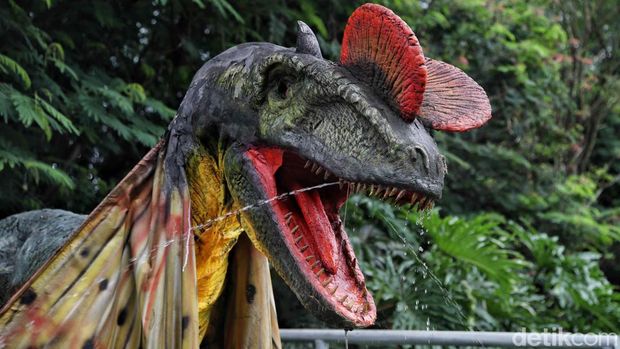 Papa Dino Puncak, wahana baru di Puncak, Bogor, yang memungkinkan traveler melihat dan belajar terkait hewan purba dinosaurus.