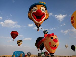 Meriahnya Festival Balon Udara Qatar