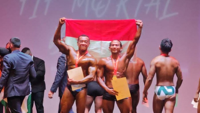 Rizki Ridho juara kontes binaraga Internasional di Malaysia.