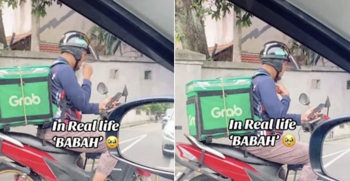 Salut! Ojol Ini Komunikasi Pakai Bahasa Isyarat Saat Antar Makanan