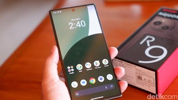 Menggunakan prosesor Snapdragon 7+ Gen 3, Sharp Aquos R9 diharapkan menawarkan performa yang tangguh untuk berbagai aplikasi dan game. Foto: Adi Fida Rahman/detikINET