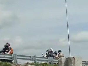 Ending Rombongan Pemotor Wanita Viral Nyelonong ke Tol Fungsional Klaten