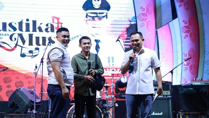 Acara Mustika Musik yang digelar di Benteng Kuto Besak Palembang.