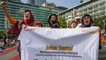Aksi Tolak Kekerasan Terhadap Perempuan Peringati Hari Ibu