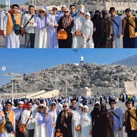 Tak hanya mengajak keluarga, Ayu juga mengajak beberapa timnya untuk ikut menjalani umrah ke Tanah Suci. Keberangkatan umrah Ayu dan keluarga itu dilakukan pada 16 Desember 2024, sekaligus untuk menutup tahun 2024. Foto: Instagram/@ayutingting92