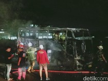 Cerita Kepanikan Sopir Bus Rombongan Emak-emak Sleman Terbakar di Klaten