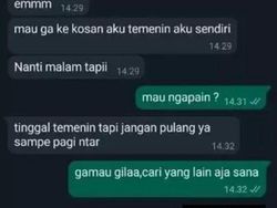Chat Konyol Ngajak Selingkuh dan Pacaran, Endingnya Bikin Ngenes
