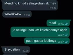 Chat Konyol Ngajak Selingkuh dan Pacaran, Endingnya Bikin Ngenes