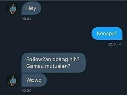 Chat Konyol Ngajak Selingkuh dan Pacaran, Endingnya Bikin Ngenes