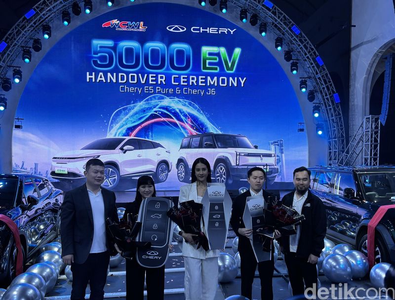 Chery Rayakan Penyerahan 5.000 Unit EV di Indonesia
